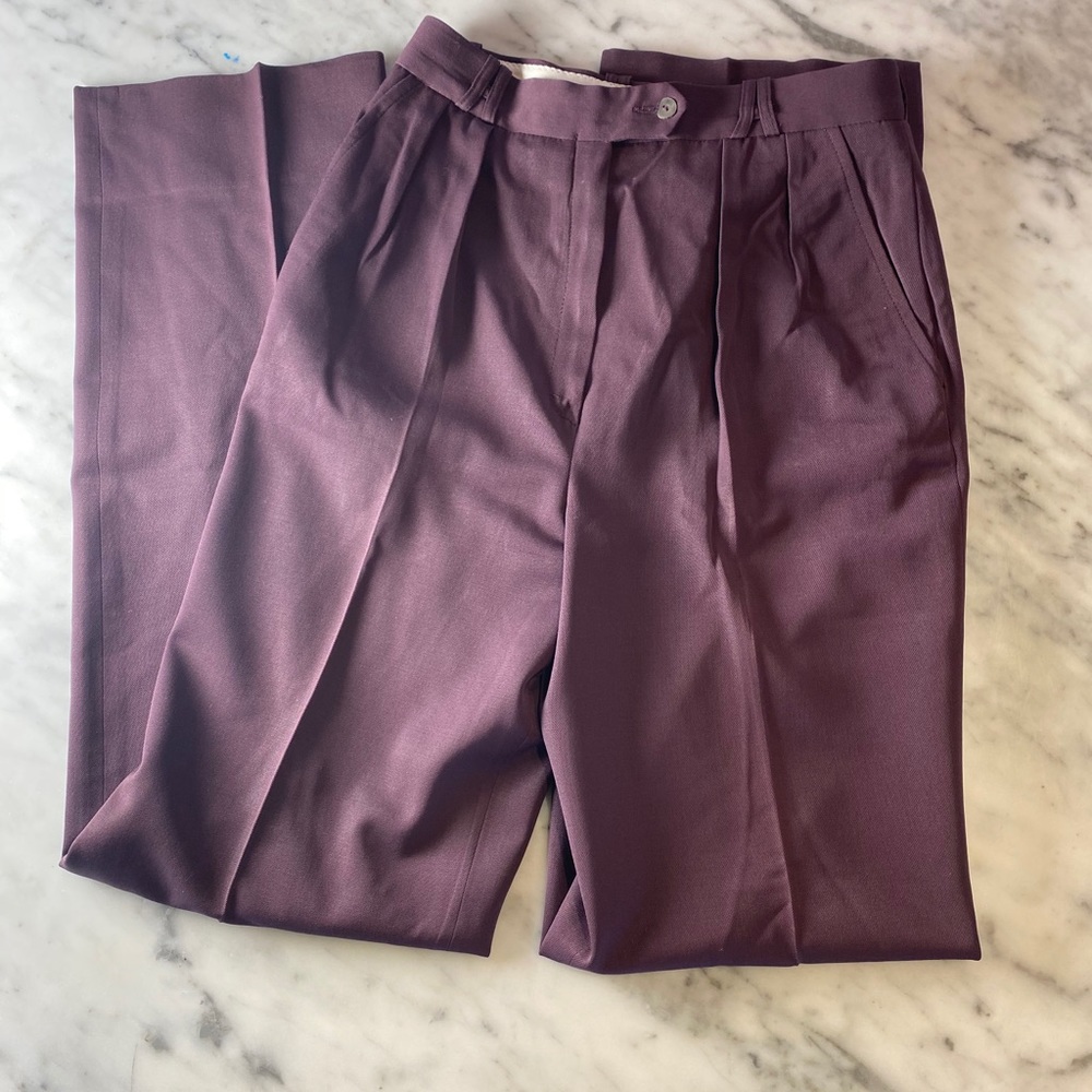 Vintage Alan Austin wool gabardine pants Size 4